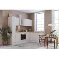 Produktbild: Eckküche Premium Lärche Weiß m. Geräten ca. 250x172 cm