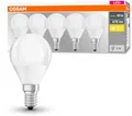 Produktbild: OSRAM LED BASE Classic P40 E14 2700K A+ wie 40W Tropfenlampe 5er-PACK