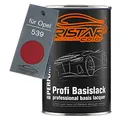 Produktbild: TRISTARcolor Autolack Dose spritzfertig für Opel 539 Mexicorot Basislack 1,0 Liter 1000ml