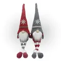 Produktbild: Wichtel 2er Set, Weihnachtswichtel als Kantenhocker, Gnome mit Strickmütze