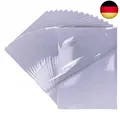 Produktbild: 20 Blatt PREMIUM Vinyl Aufkleberfolie 100% klar Selbstklebend für Laser und
