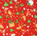 Produktbild: Star Geschenkpapier, Geschenkpapier Rentier Rudolph 70cm x 2m Rolle Rot