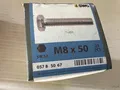 Produktbild: Maschinenschrauben Sechskant M8x50mm vollgewinde 25Stück verzinkt / Cont2Pal3K1