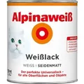 Produktbild: Alpinaweiß Weißlack seidenmatt 750 ml
