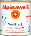 Produktbild: 750ml ALPINA Alpinaweiß Weißlack seidenmatt