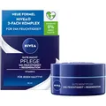Produktbild: Nivea Nachtcreme Gute Nacht Pflege 24h Feuchtigkeit, zur Regeneration, mit Vitamin E, für alle Hauttypen, 50 ml