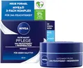 Produktbild: NIVEA Gute Nacht Pflege 24h Feuchtigkeit + Regeneration (50 ml), leichte Nachtpflege für intensive Feuchtigkeit, Nachtcreme mit Vitamin E, Provitamin B5 und Wasserlilienextrakt