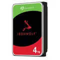 Produktbild: Seagate IronWolf 4 TB interne Festplatte, NAS HDD, 3.5 Zoll, 5900 U/Min, CMR, 64 MB Cache, SATA 6 GB/s, silber, 3 Jahre Data Rescue Service, Modellnr.: ST4000VN008
