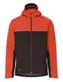 Produktbild: VAUDE Moab Regenjacke Herren – Wasserdicht, Winddicht & Atmungsaktiv, Fahrrad Regenjacke mit 2,5-Lagen Membran, Fahrradjacke mit Unterarmventilation - glowing red/black, S