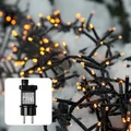 Produktbild: Lichterkette LED Cluster außen 448 LED warmweiß Timer Garten Party Beleuchtung