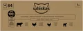 Produktbild: WHISKAS Adult 1+ Katzenfutter nass - ab 1 Jahr - 84x85g Portionsbeutel - Klassische Auswahl in Sauce - Katzen Nassfutter - Großpackung