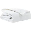 Produktbild: vidaXL Bettdecke Weiß 135 x 220 cm Feder 42007644