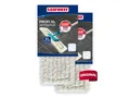 Produktbild: Leifheit Bundle Wischbezug Profi XL cotton plus (2er Set) Wischbezug (Kunstfaser,Baumwolle, 16.0x48.0 cm, 2-tlg., Waschbar bei 60°C, Wischbreite 42cm, für Steinböden und Fliesen)