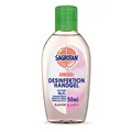 Produktbild: Sagrotan Hand-Desinfektionsgel Kamille & Lotus Desinfektionsmittel für die Hände in handlicher Reisegröße – 1 x 50 ml antibakterielles Gel