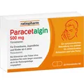 Produktbild: Paracetalgin-ratiopharm® 500 mg
