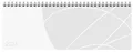 Produktbild: Tischkalender quer Professional Colourlux 2026 weiß: 1 Woche 2 Seiten; Bürokalender; Tischquerkalender im Format: 29,8 x 10,5 cm