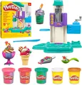 Produktbild: Play-Doh Bunte Regenbogen Eismaschine, 2 x 56g einfarbig & 3 x 56g zweifarbig