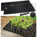 Produktbild: 2er-Set Heizmatten für Pflanzenanzucht & Terrarien, Größe L, IP67,105W