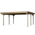 Produktbild: Weka Flachdach-Doppelcarport 616 500 x 500 cm