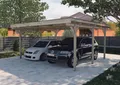 Produktbild: weka Flachdach-Doppelcarport 616