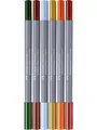 Produktbild: Faber-Castell Gofa Aqua Dual Marker Toskana 6x