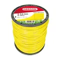 Produktbild: Oregon Quadratischer Mähfaden 2,4 mm, Gelb, Für hohes Gras, Unkraut, Rasen und dichte Vegetation, Strapazierfähiger Profi-Nylonfaden, Für die meisten Rasentrimmer, 2,4 mm x 225 m (69-415-Y)