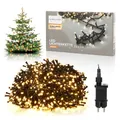 Produktbild: Nordstern LED Büschel Lichterkette Warmweiß 560 LEDs - Weihnachtsbaum Deko für Innen & Außen mit Stecker 11 m - Cluster Beleuchtung