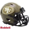 Produktbild: San Francisco 49ers NFL Riddell Mini Helm 2022 Salute Service Speed Sammlerstück