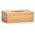 Produktbild: Zeller Present Taschentuchbox, Natur, Holz, 27.5x15.5x8.5 cm, Badaccessoires, Waschplatzzubehör, Taschentuchboxen