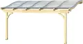 Produktbild: Skanholz Terrassendach Verona, BxT: 541x339 cm, Bedachung Doppelstegplatten, Leimholz