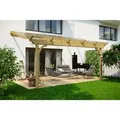 Produktbild: Skan Holz Terrassenüberdachung Verona B x T 541 cm x 339 cm Leimholz Natur