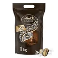 Produktbild: Lindt Lindor Extra Dunkel Kugeln Edelbitter 70Prozent Schokolade Großpackung1kg