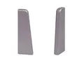 Produktbild: KGM Endstücke für Sockelleiste MEGA-Profil (20 x 58 mm) Aluminium - Maße: 20 x 58 mm - 2 Stück