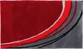 Produktbild: Erwin Müller Badematte Mykonos, Badteppich, Badvorleger rutschhemmend rot Größe 60x100 cm - kuscheliger Hochflor, für Fußbodenheizung geeignet (weitere Farben, Größen)