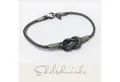 Produktbild: Edelschmiede925 Silberarmband geflochtenes Armband 925 Sterling Silber geschwärzt 21 cm 