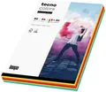 Produktbild: TECNO 100Blatt Multifunktion Papier A4 Intensiv Gelb Orange Rot Grün Blau 80g/m²