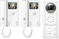 Produktbild: Ritto by Schneider RGE1892270 Video-Türsprechanlage Kabelgebunden Komplett-Set 2 Familienhaus Weiß