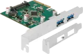 Produktbild: DELOCK 90298 - PCI Express x4 Karte > 2x extern USB 3.1 Gen 2 Typ-A Buchse