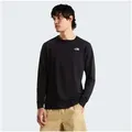 Produktbild: The North Face T-Shirt M EVOLUTION SIMPLE DOME REGULAR LONG SLE reguläre Passform, Kurzarm, für Fitness und aktive Freizeit schwarz S (46/48)