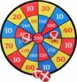 Produktbild: Dartscheibe Klett mit 4 Bällen,Outdoor active, 35 cm
