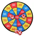 Produktbild: Outdoor active Dartscheibe Klett mit 4 Bällen, Ø 37 cm