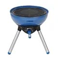 Produktbild: Campingaz Party Grill, Kleiner Grill für Camping oder Picknick, Camping-Grill mit flexiblen Kochmöglichkeiten, Gaskocher mit Antihaftbeschichteter Grillplatte und Topfträger, Blau