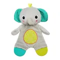 Produktbild: Bright Starts, Plüschtier und Zahnungshilfe, Elefant - aus Knistermaterial zum Kuscheln, Beißen und Spielen 12347 grau