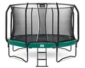 Produktbild: Salta First Class - Trampolin mit Sicherheitsnetz und Leiter - Rund - ⌀ 251/305/366/427/487 cm - Schwarz/Grün (Grün, 366)