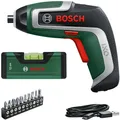 Produktbild: Bosch Home & Garden Akku-Schrauber IXO 7 Level Set, mit Bit-Set, Wasserwage und Ladekabel