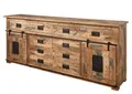 Produktbild: MASSIVMOEBEL24.DE Sideboard Mango Natur lackiert Railway #122
