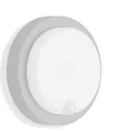 Produktbild: TELEFUNKEN - LED Außenwandleuchte, Außenwandlampe inkl. Bewegungsmelder, inkl. Dämmerungssensor, 12 Watt, 1.150 Lumen, 4.000 Kelvin, IP44, Silberfarbig, Ø 17cm