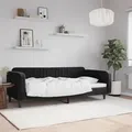 Produktbild: vidaXL Tagesbett Schwarz 100x200 cm Samt