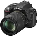 Produktbild: Nikon D3300 SLR-Digitalkamera (24 Megapixel, 7,6 cm (3 Zoll) TFT-LCD-Display, Live View, Full-HD) Kit inkl. AF-S DX 18-105mm VR-Objektiv schwarz