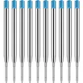 Produktbild: 10er-Set Kugelschreiber Minen G2-Format, Blau, 1,0mm, Ersatzminen, Metall